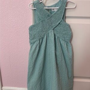 Zara Light Blue Textured Top